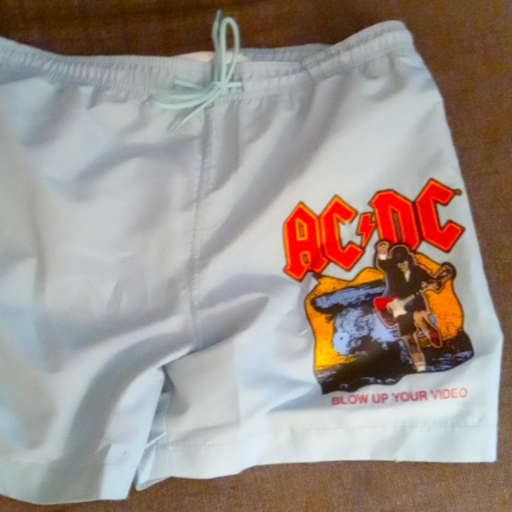 ACDC Swimming trunks nwt